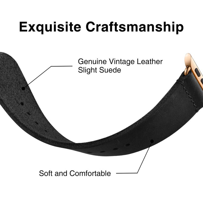 Correa de reloj Sunfwr de cuero 145-205 mm para... image number null