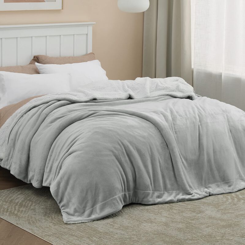 Manta Bedsure Sherpa De Forro Polar Tama&ntilde;o King... image number null