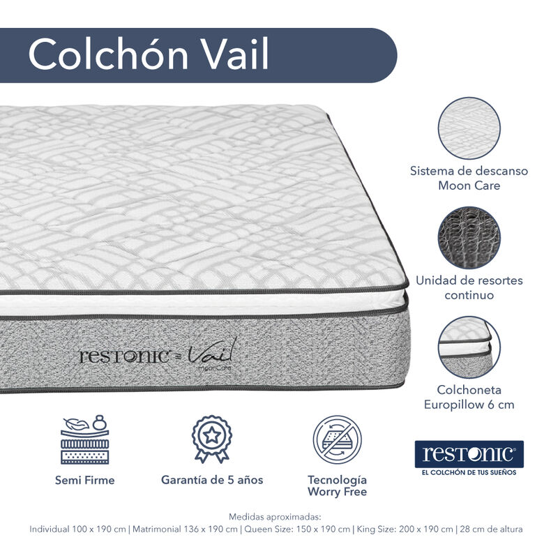 Colch&oacute;n King Size Vail image number null