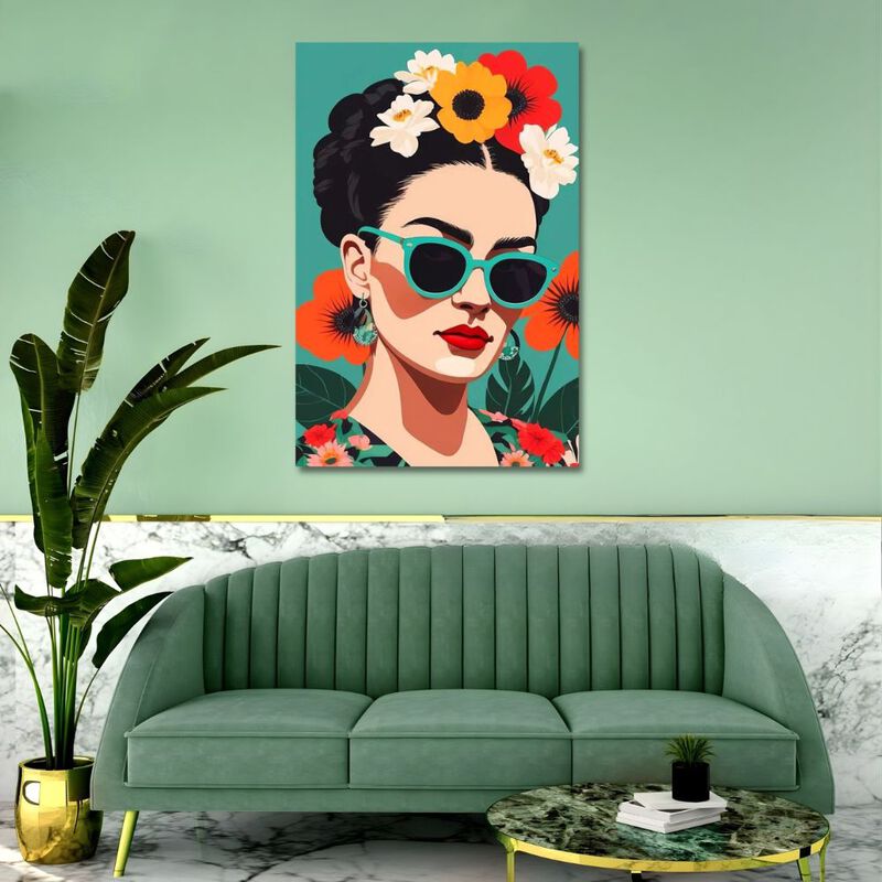 Cuadro Decorativo Impreso 60x80cm Frida Khalo image number null