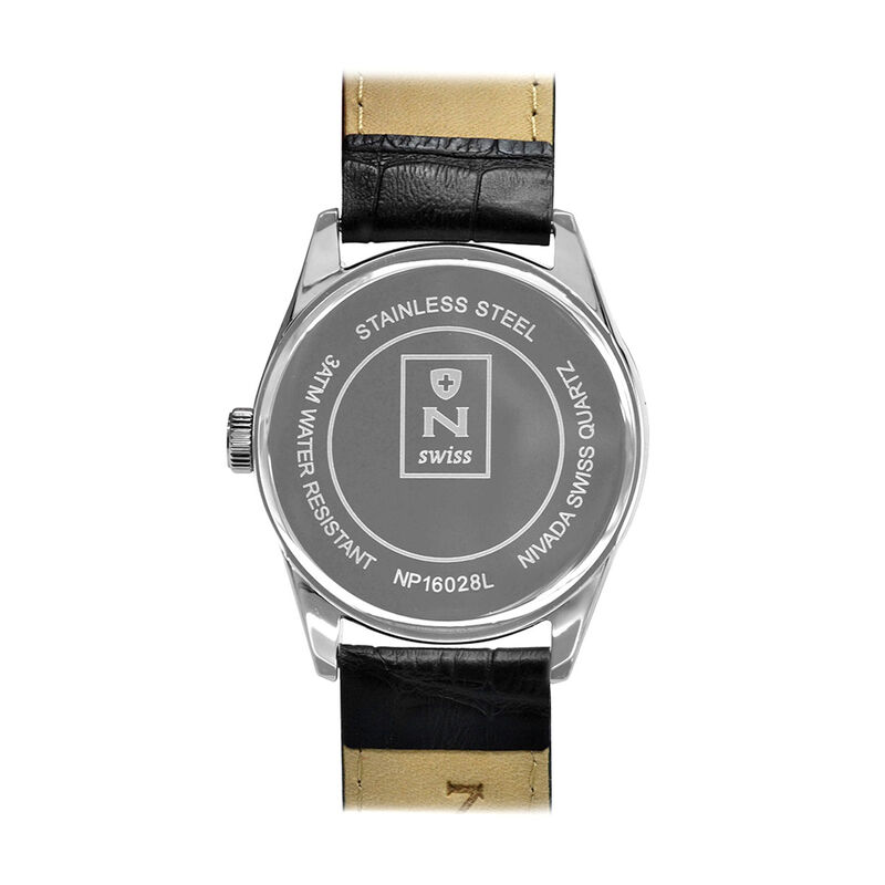 Reloj Nivada Executive Dama Acero/Piel Blanco A... image number null