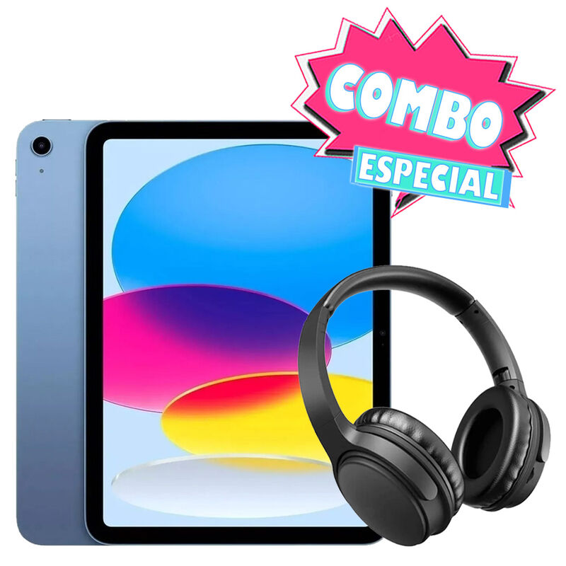 Combo Apple Ipad 10.9 (10a Gen) 64Gb Azul MPQ13... image number null
