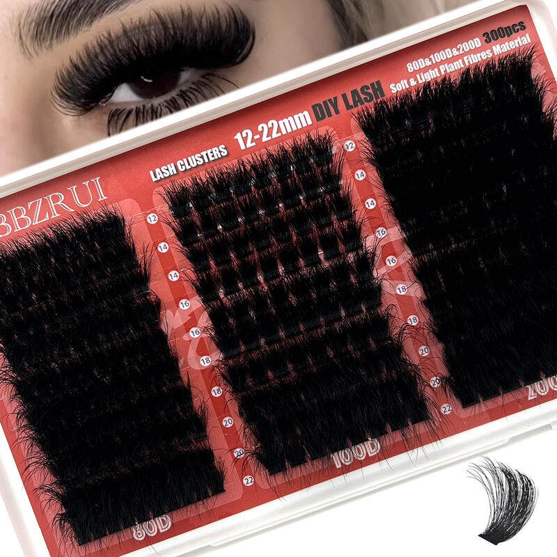 Clusters De Pesta&ntilde;as Fubbzrui D Curl 12-22 Mm V... image number null