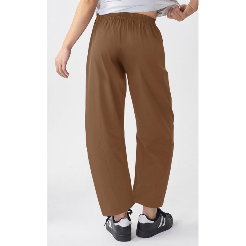 Pantalones Egockal Mujer Cintura El&aacute;stica Tobil... image number null