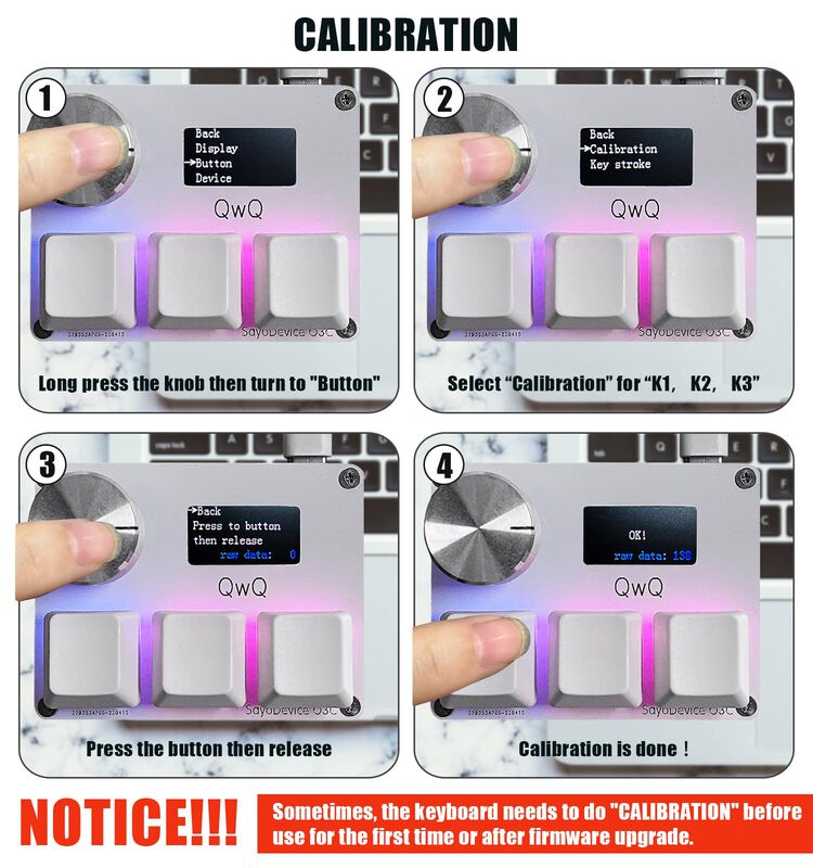 Miniteclado Btxetuel Sayodevice Osu O3c Rapid T... image number null