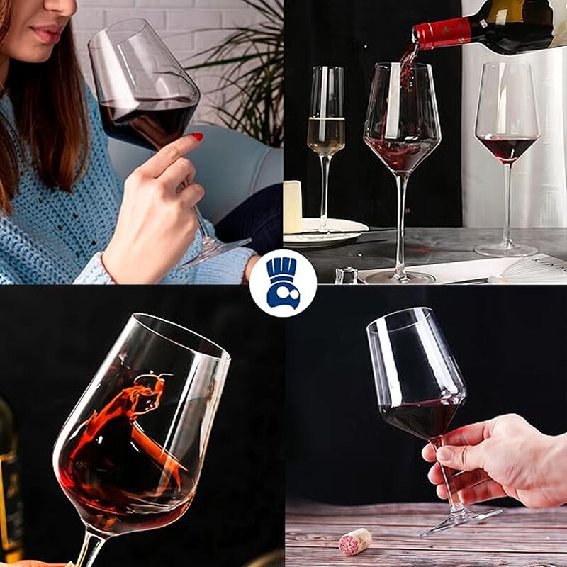 Set de 4 Copas para Vino 420 ml Bluelander image number null