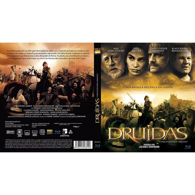 Druidas Bd 2001 Vercing&eacute;torix (druids) [blu-ray... image number null