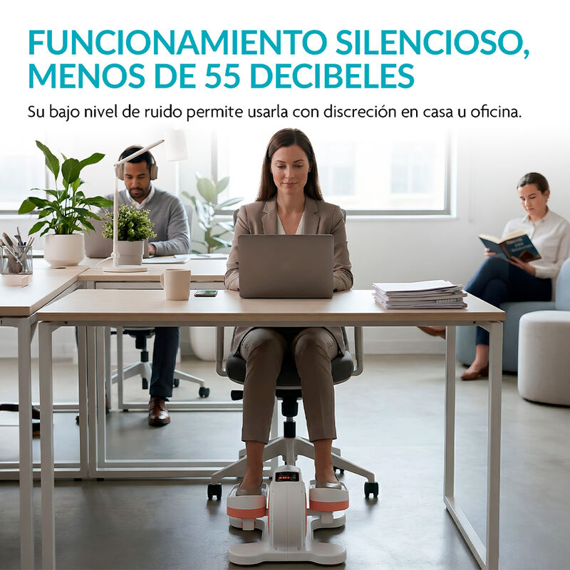 Mini El&iacute;ptica El&eacute;ctrica Para Ejercicio Bajo Esc... image number null