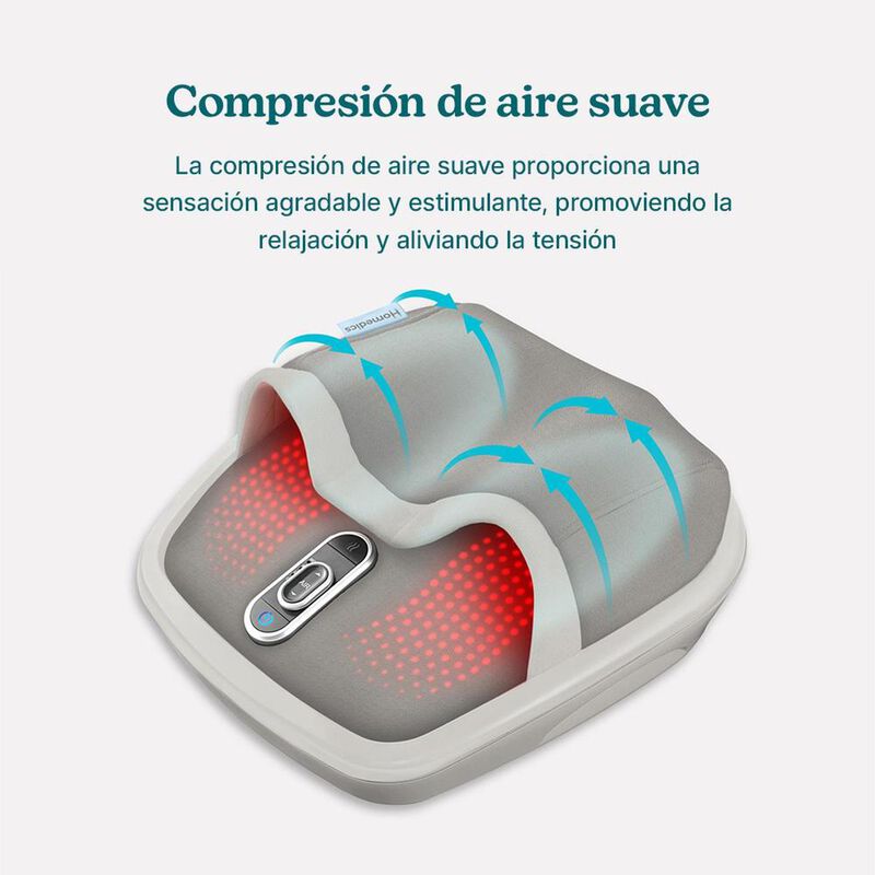 Masajeador de Pies Homedics Shiatsu con Compres... image number null