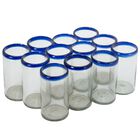 Vasos Artisan Accents 425 ml Azul Cobalto - Paquete De 12