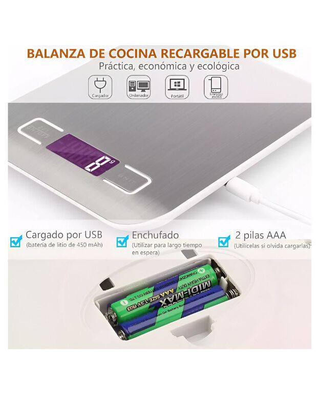 B&aacute;scula de cocina Casa BIU image number null