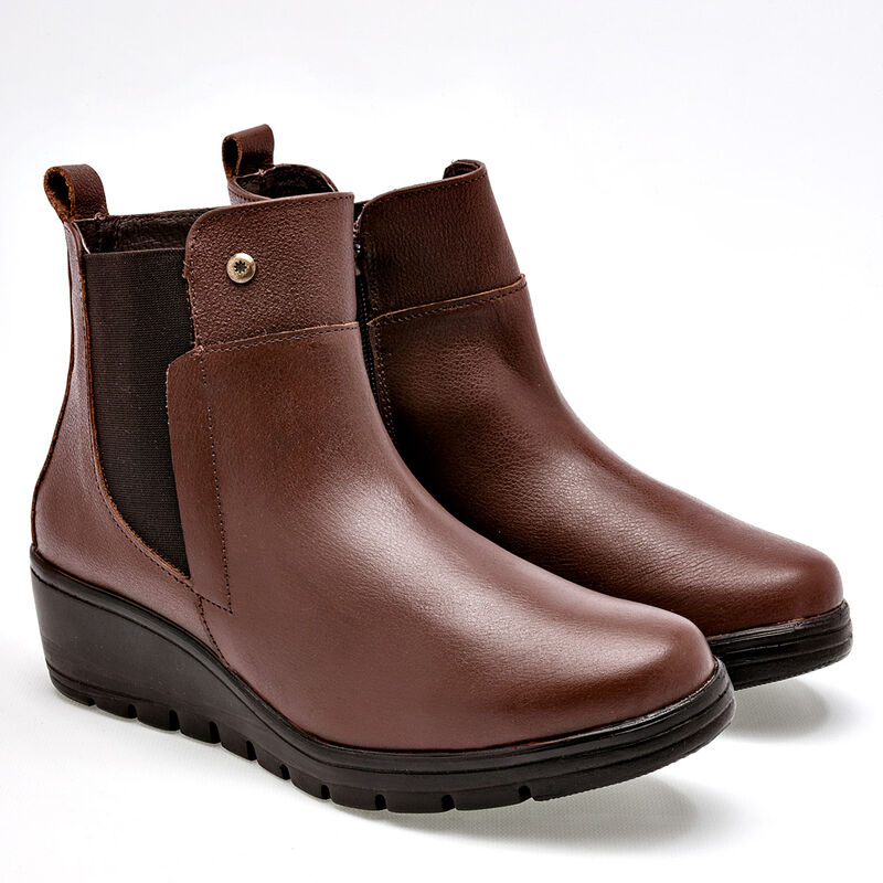 Mora Confort Bot&iacute;n para mujer caf&eacute; image number null