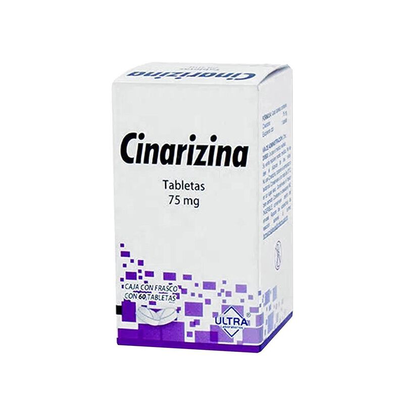 Cinarizina 75 Mg 60 Tableta(s) image number null