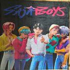 Exclusiva! Cobija Frazada Ultra Suave Saja Boys K-Pop Demon Hunters Negro