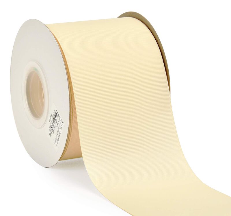 Cinta Yama Grosgrain 7,6 cm 23 m Marfil image number null