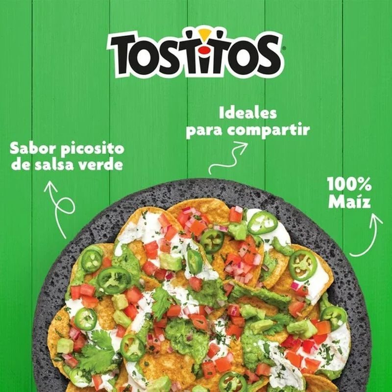 Tostitos Salsa Totopos Verdes Paquete De 25 Pza... image number null