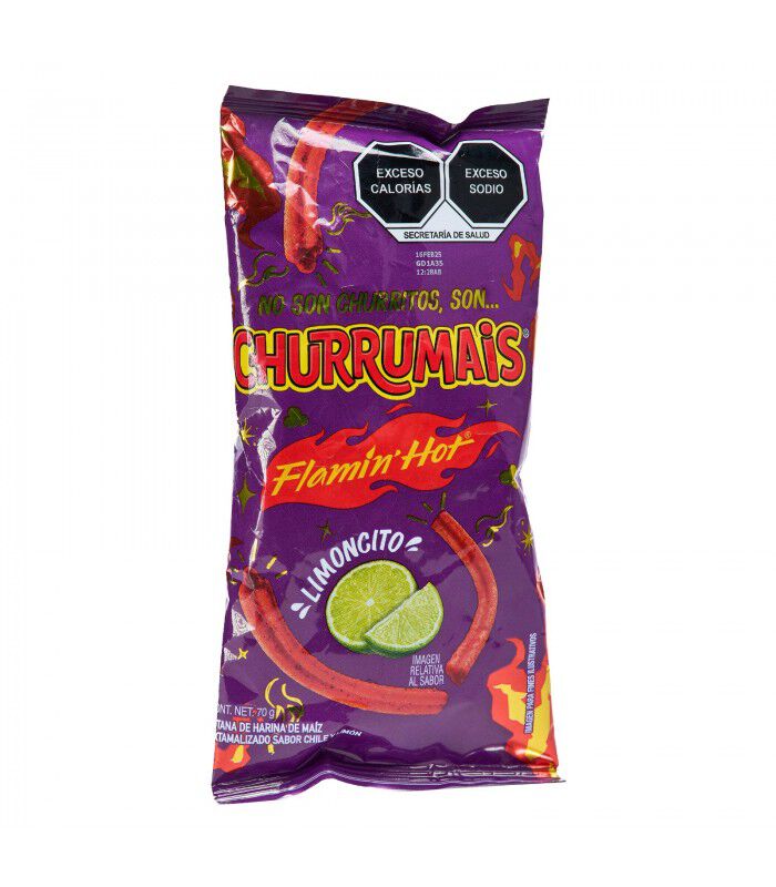 CHURRUMAIS FLAMIN HOT 70GR image number null