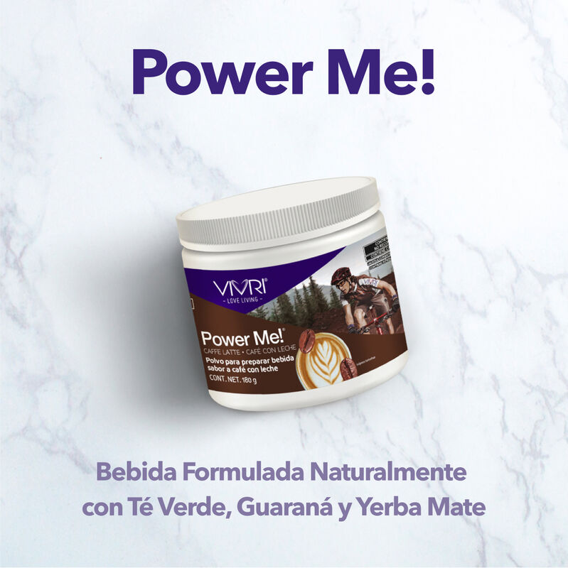 VIVRI PowerMe! Bebida con Cafe&iacute;na en Polvo de S... image number null