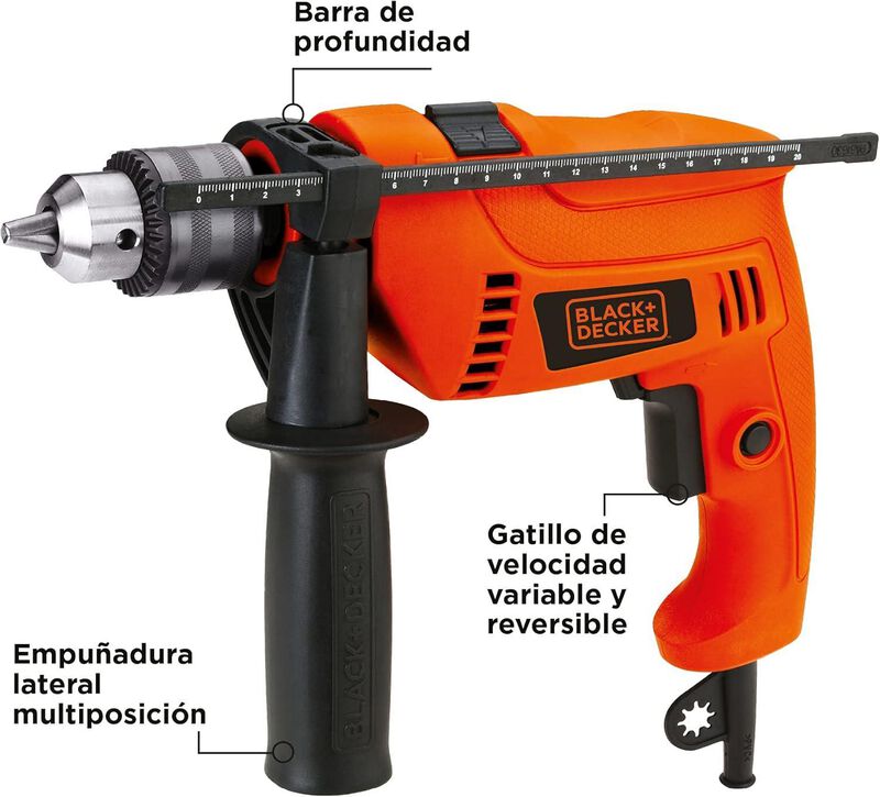 Rotomartillo Black Mas Decker 1/2" 550w Velocid... image number null