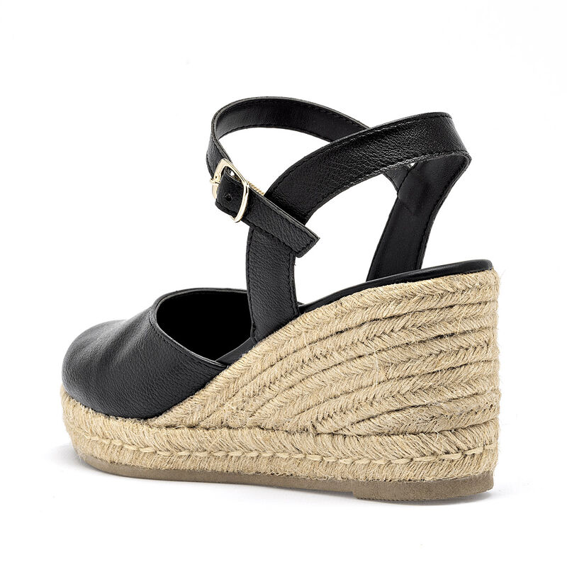 Topflex sandalia cu&ntilde;a para mujer negro cod 1409... image number null