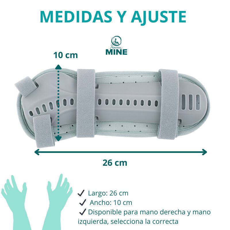 F&eacute;rula Ortop&eacute;dica para Mu&ntilde;eca con Soporte R&iacute;gid... image number null