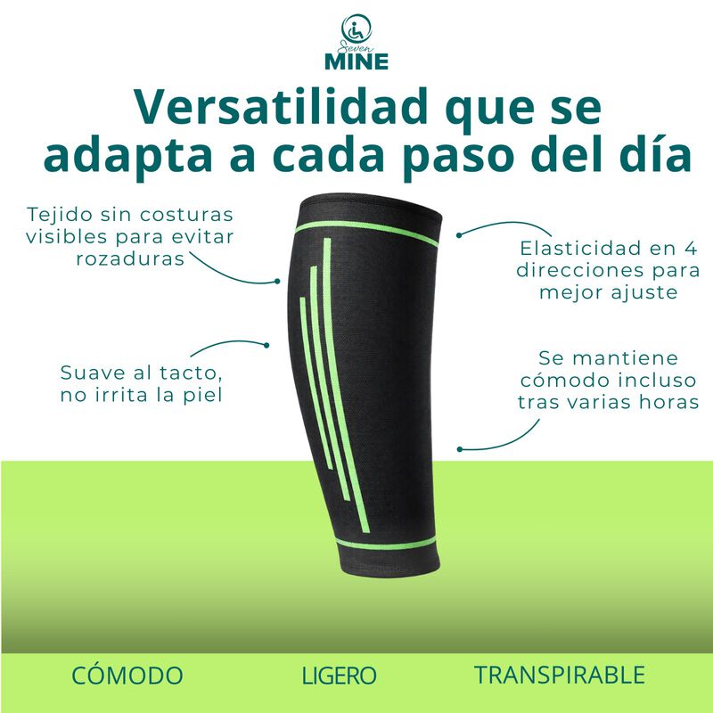 Soporte El&aacute;stico para Pantorrilla &ndash; Manga de Co... image number null