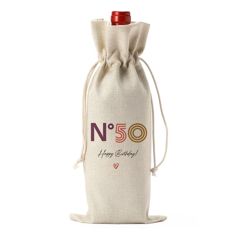 Bolsa De Vino Fbcczey 14 cm X 33 cm De Yute &ndash; C... image number null