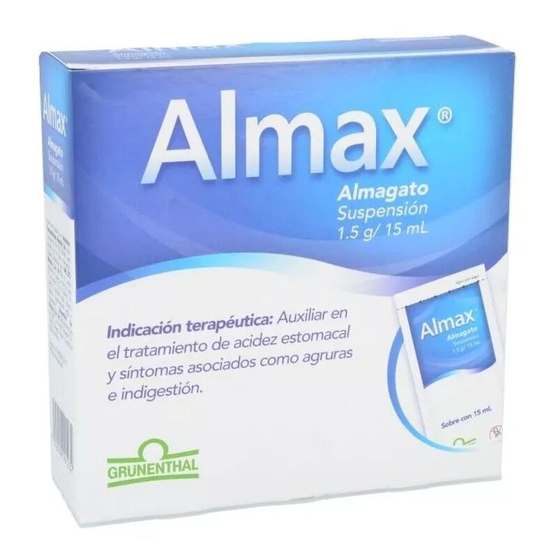 Almax Suspensi&oacute;n 1.5g/15ml Con 12 Sobres image number null