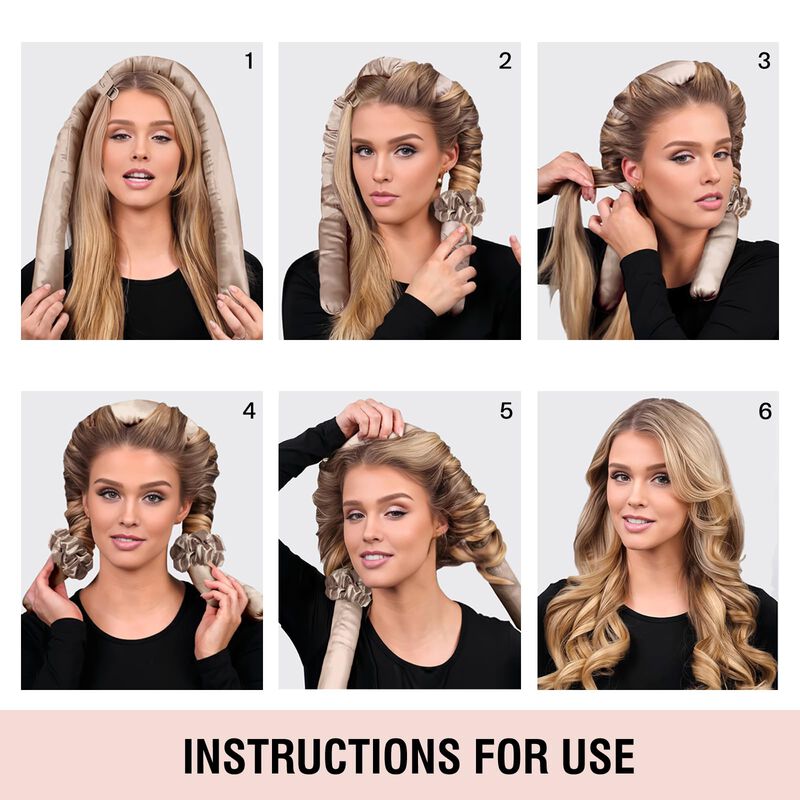 Set De Rizadores De Pelo Jumbo Heatless Blinkee... image number null