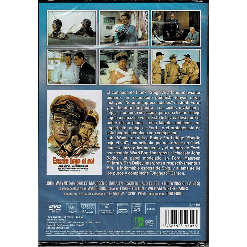 Escrito Bajo El Sol [dvd] (1957) The Wings Of E... image number null