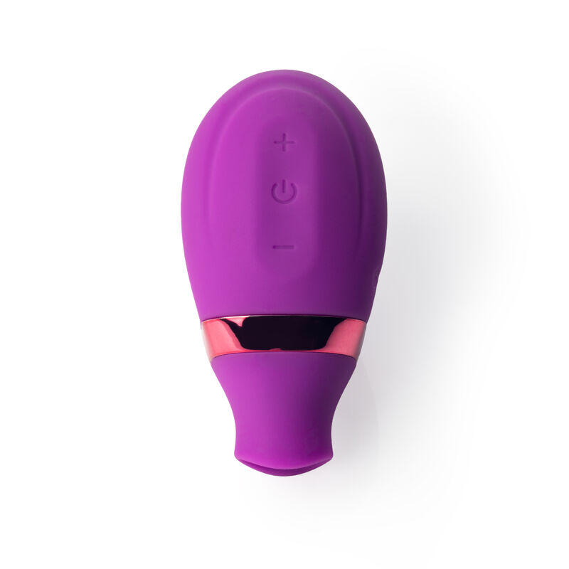 VIBRADOR DE SUCCI&Oacute;N MORADO SNIFFER TONGUE image number null