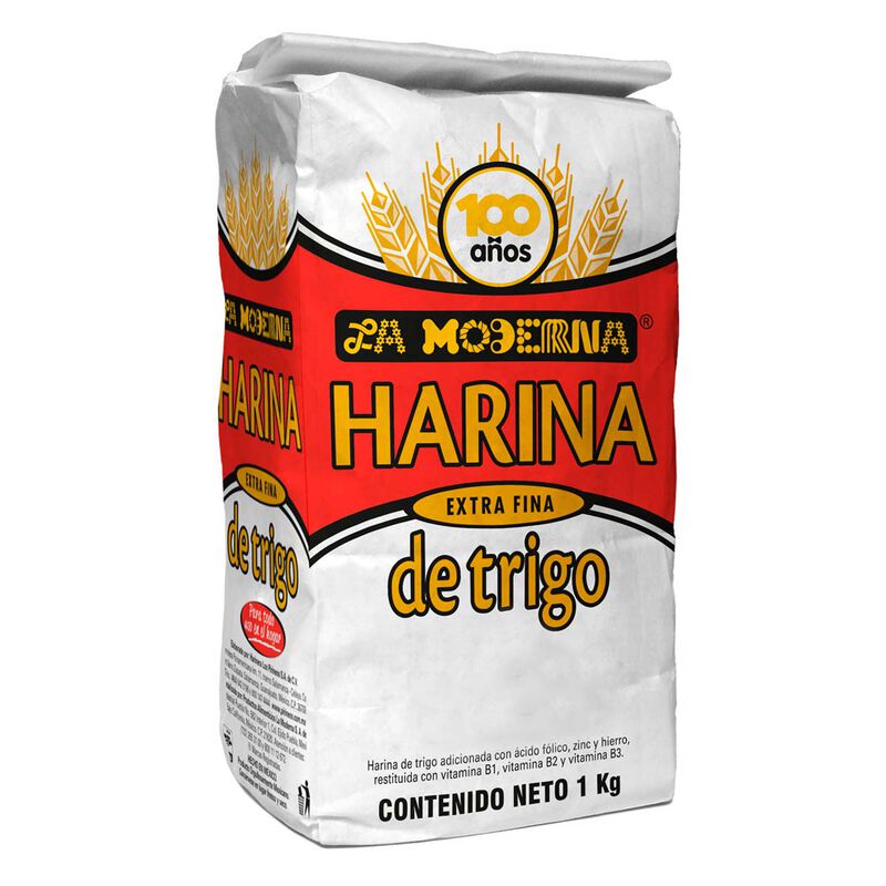 Harina De Trigo La Moderna 1kg image number null