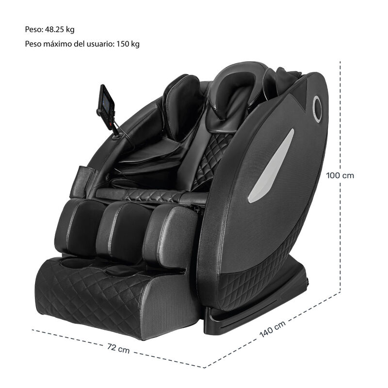 Sill&oacute;n Masaje El&eacute;ctrico Reclinable Gravedad Cer... image number null