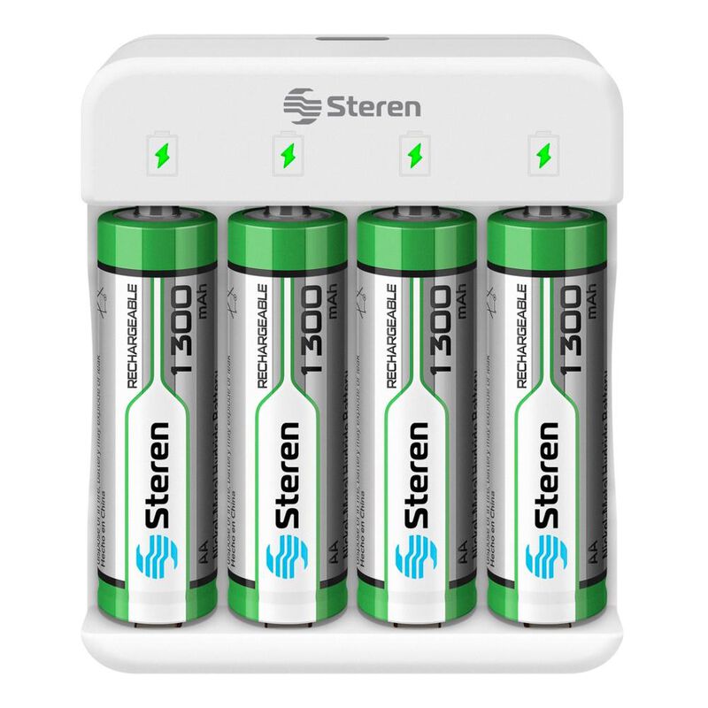 Cargador inteligente de pilas &ldquo;AA&rdquo; y &ldquo;AAA&rdquo;. Inc... image number null