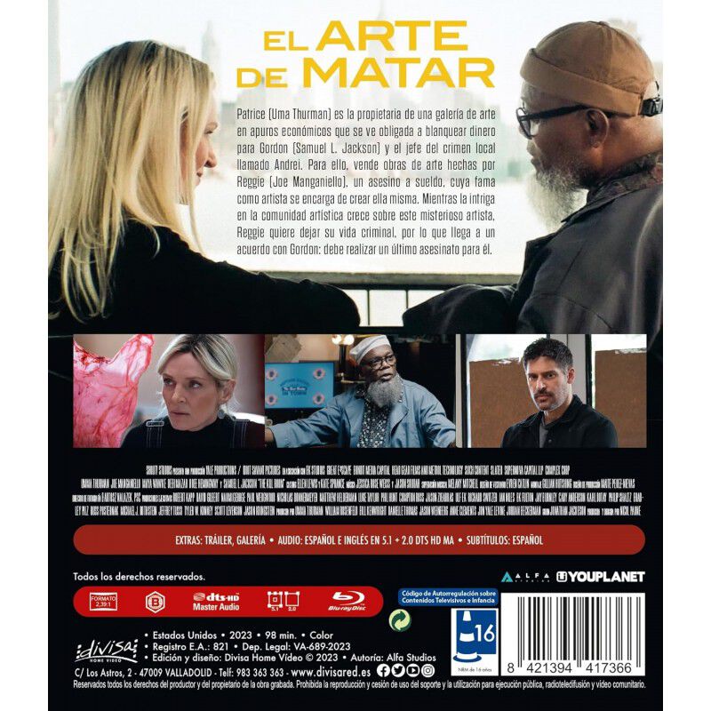 El Arte de Matar (The Kill Room) (Blu-ray) [Blu... image number null