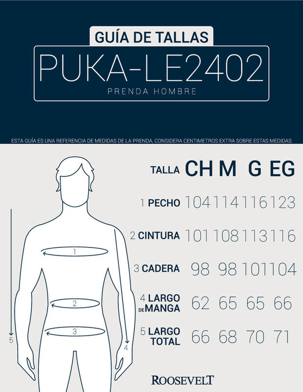 Chamarra Caballero Afelpada Capucha Negro Roose... image number null