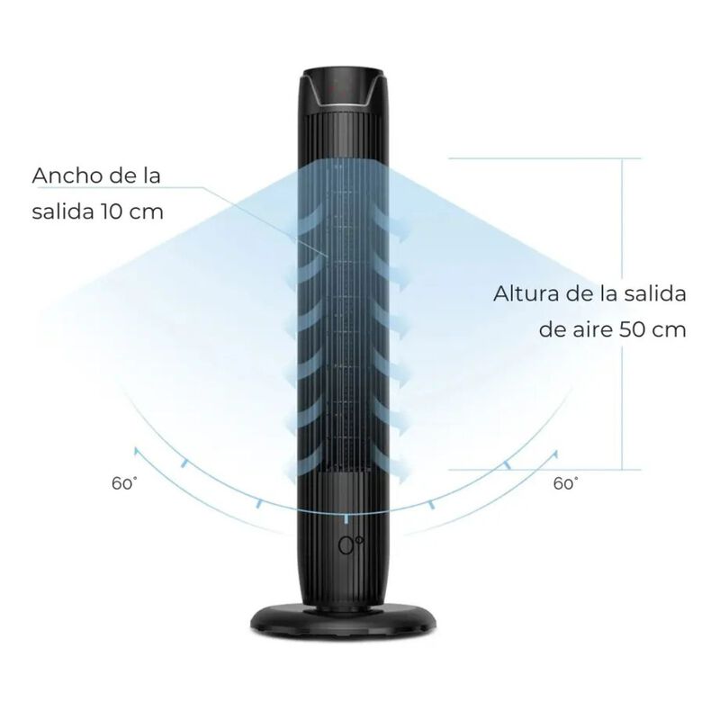 Ventilador De Torre Oscilante Mainstays 91 Cm image number null