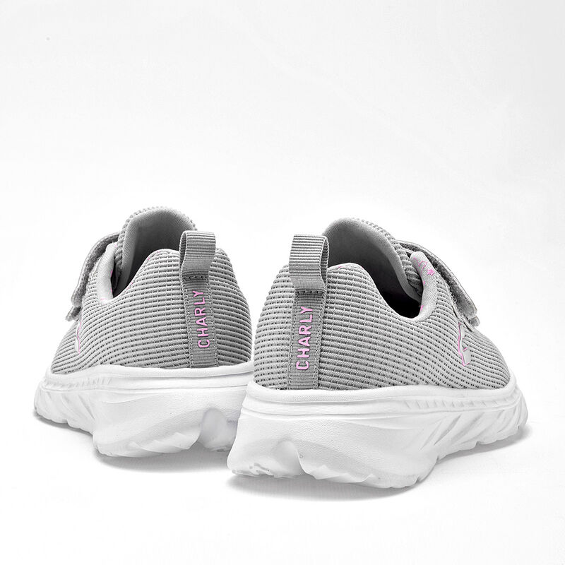 Charly Tenis Deportivo Para Preescolar Ni&ntilde;a Gri... image number null