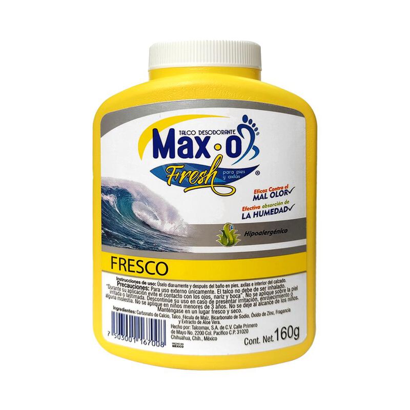 Talco Desodorante Max-o Fresh  160g image number null