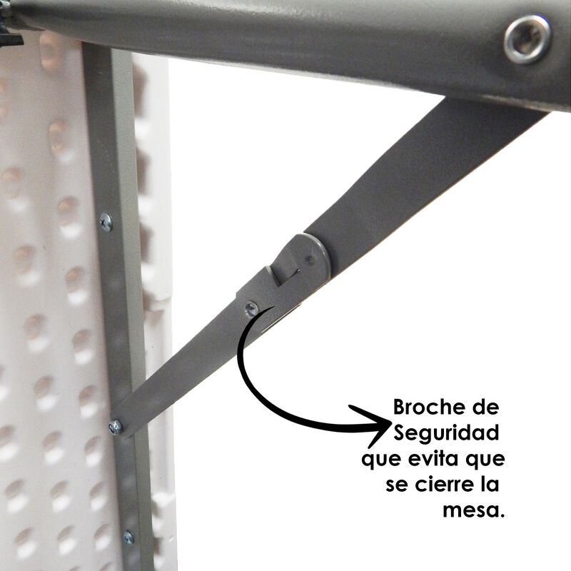 Tablón Plegable De Plástico 1.20 Metros Blanco image number null