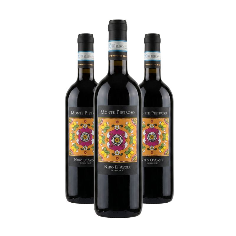 Vino Tinto Monte Pietroso Nero D&acute;avola Sicilia ... image number null