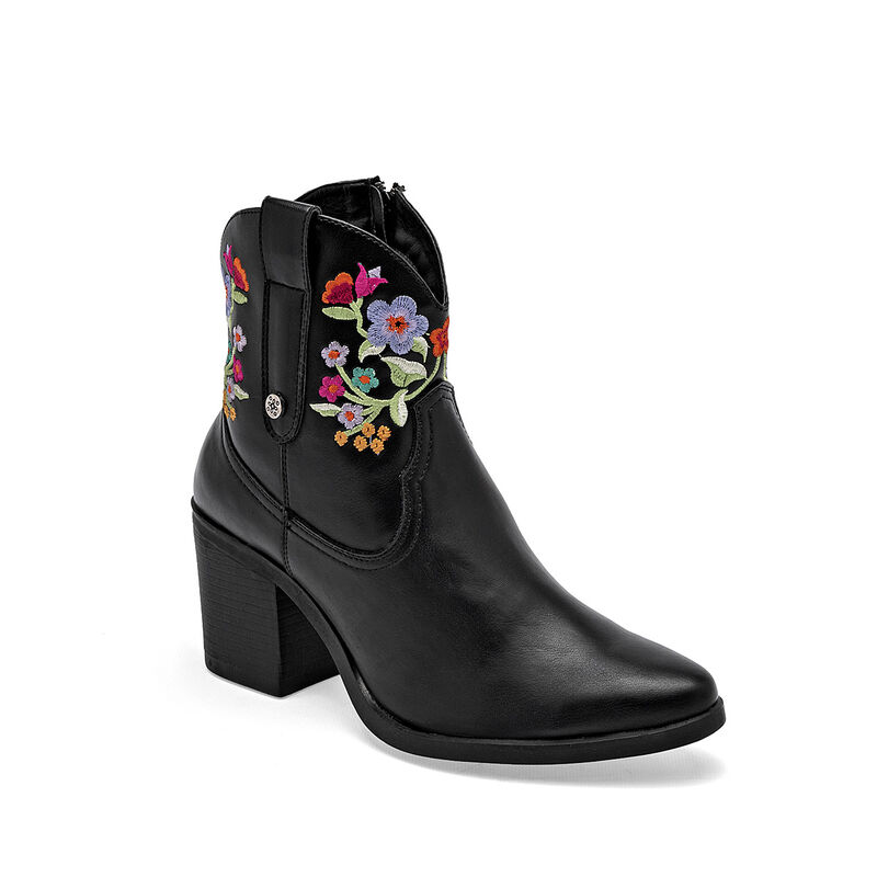 Mora Tierra bot&iacute;n tac&oacute;n para mujer  negro multi... image number null