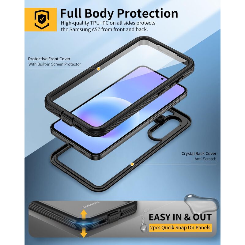 Funda Lanhiem para Samsung Galaxy A57 Negra image number null