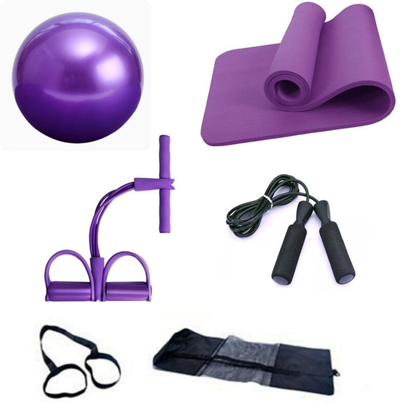 Set de Ejercicio Yoga con Pelota, Cuerda, Tapet... image number null