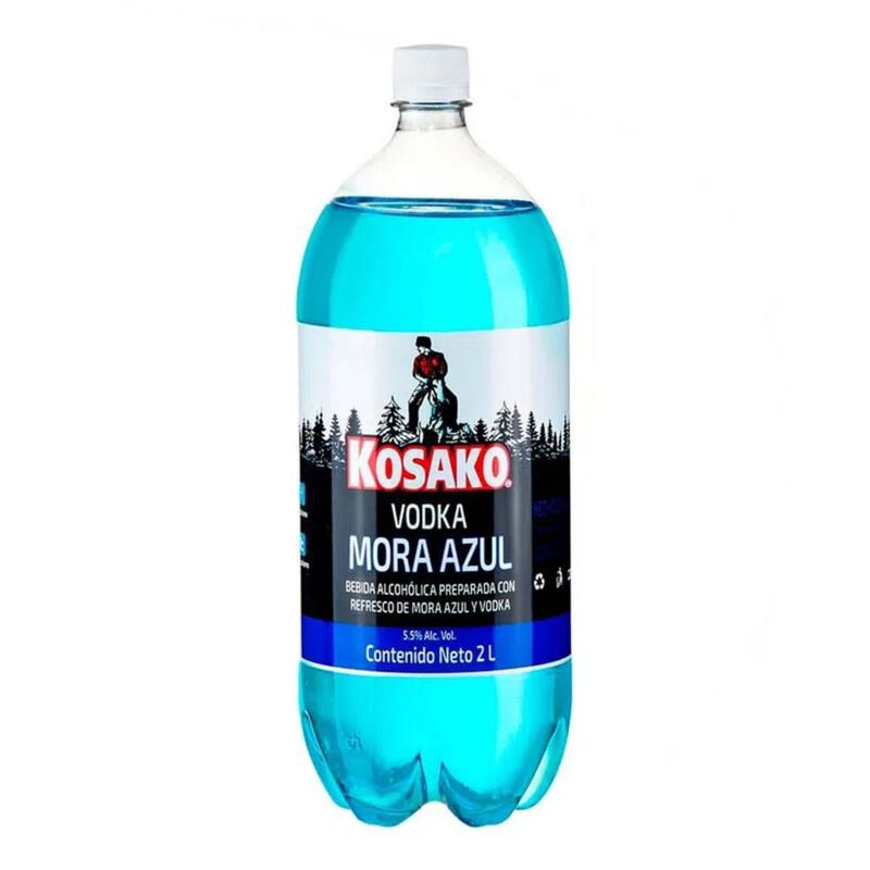 KOSAKO MORA AZUL VODKA PET 2LT image number null