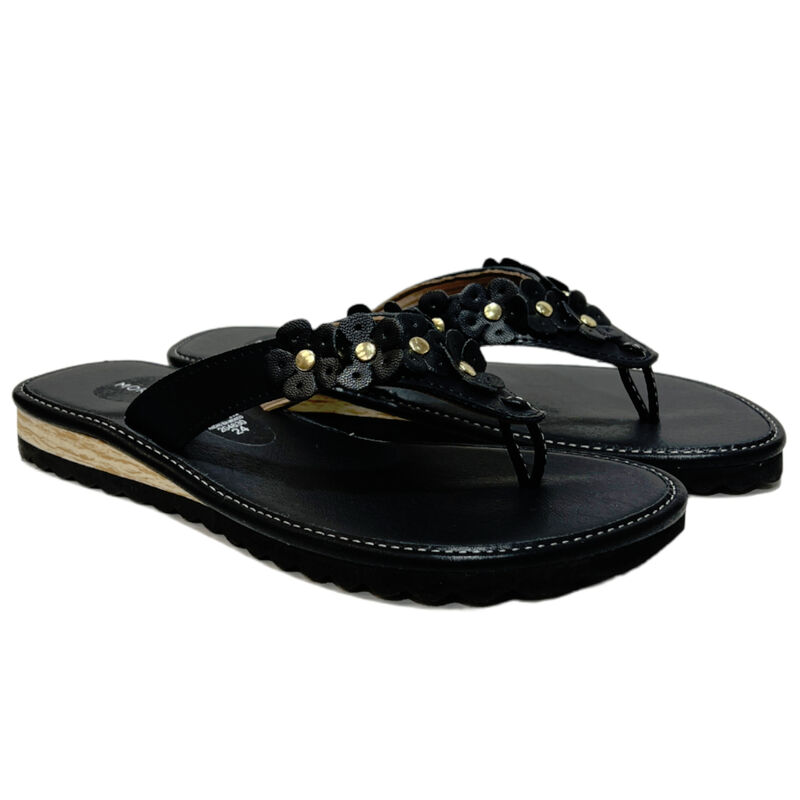 Mora Tierra Sandalia Piso Para Mujer  Negro Cod... image number null