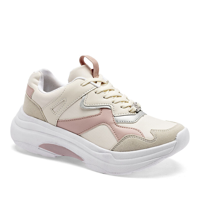Moramora tenis para mujer latte rosa plata cod ... image number null