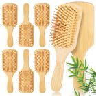 Cepillo De Cabello Kifmurase 6 Piezas Con Cerdas De Bamb&uacute;, 25 cm