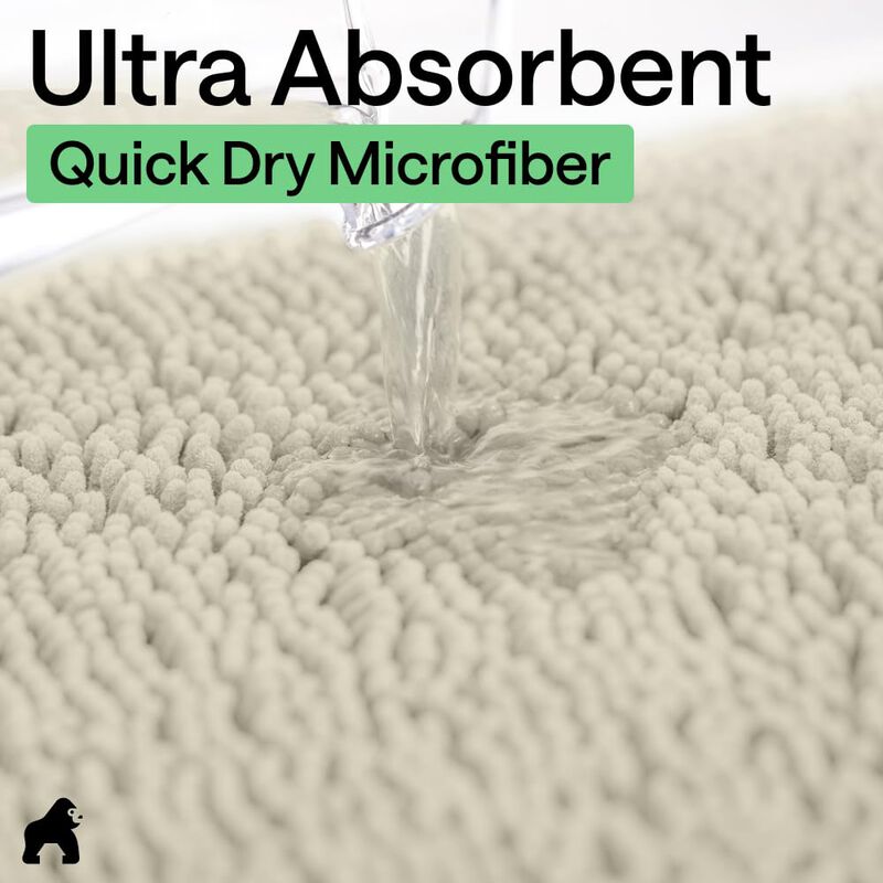 Alfombra De Ba&ntilde;o Gorilla Grip 91 x 61 cm Nube P... image number null