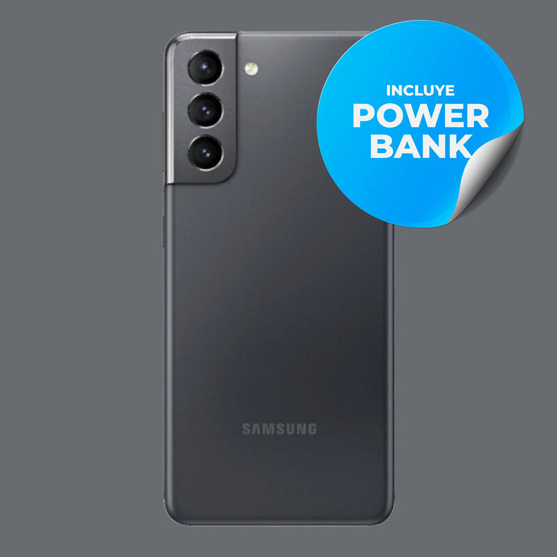 Galaxy S21 Reacondicionado 256Gb Gris + Power B... image number null